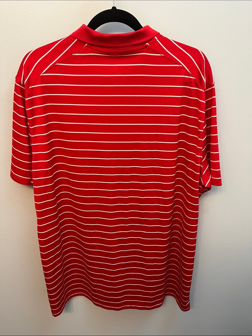 Nike Men’s Red & White Striped Georgia Bulldogs Polo - Picture 3 of 3